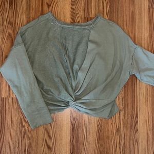 Aerie open back sweater